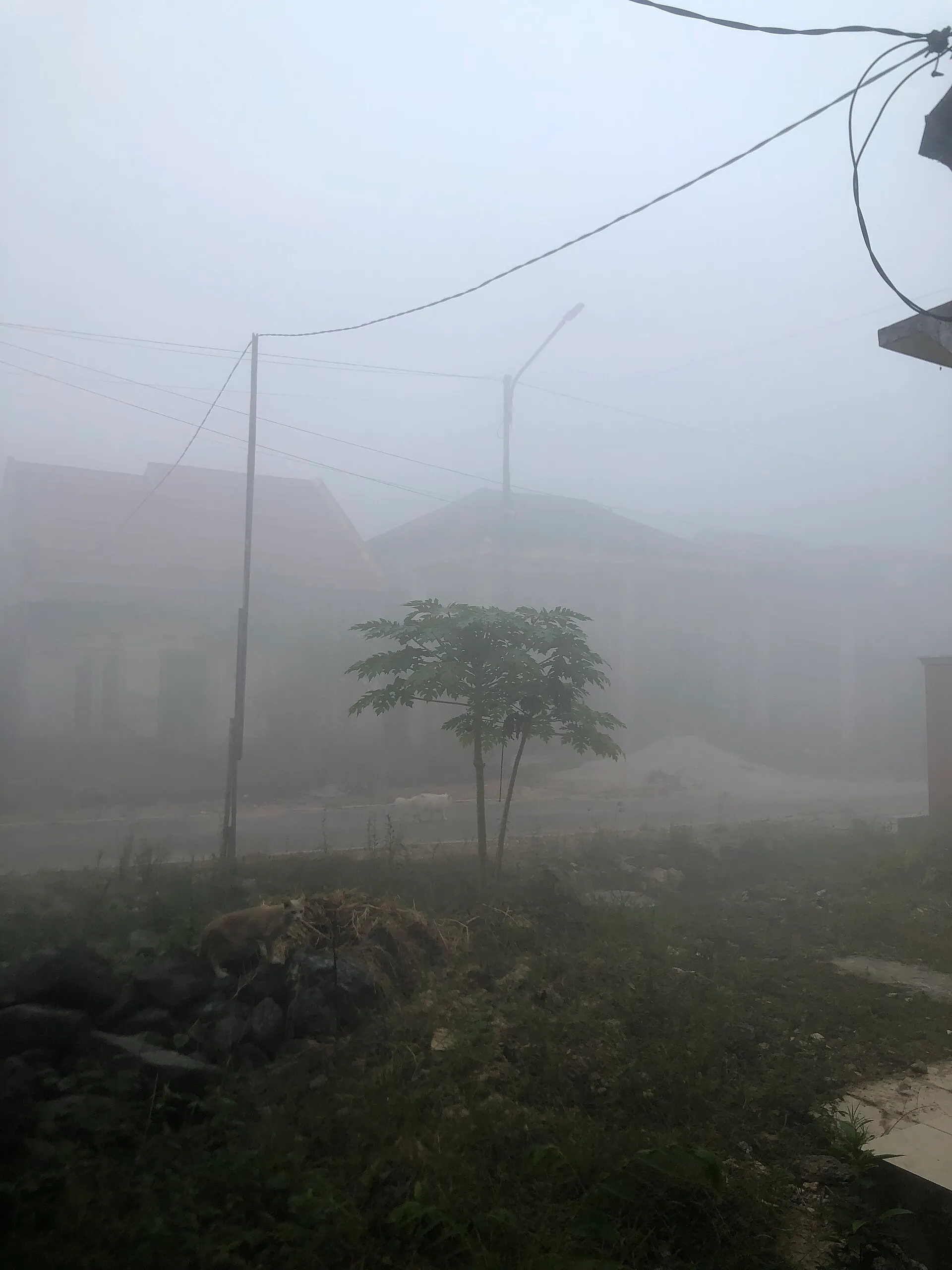 Haze in Landasan Ulin, Banjarbaru, South Kalimantan